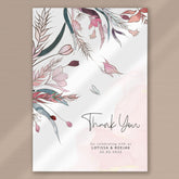 Plantable Sophisticated Wedding Thank You Cards